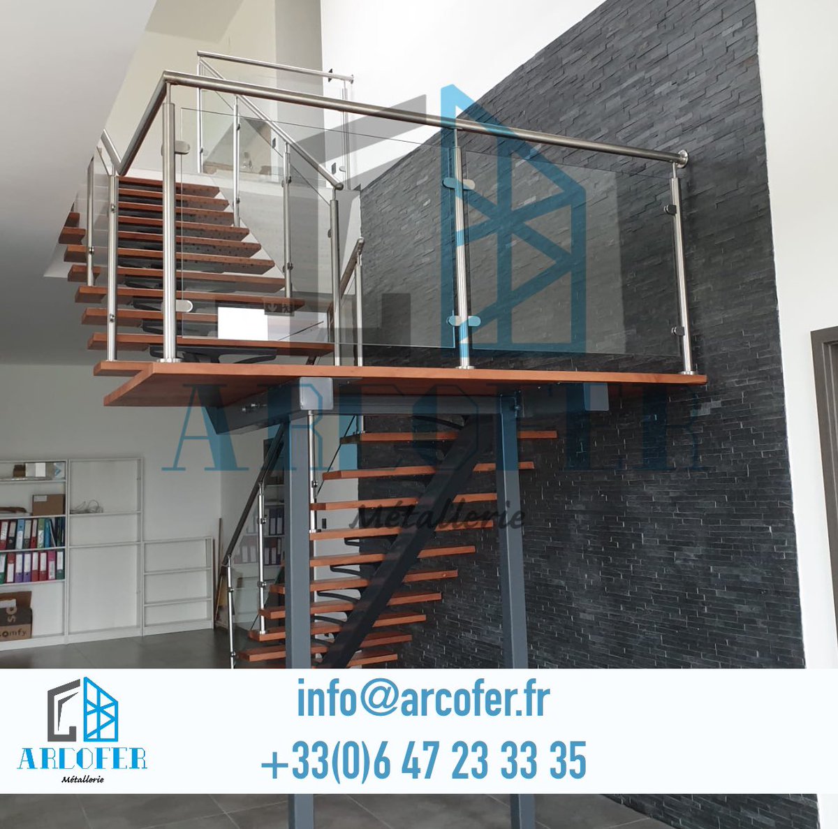 Arcofer_fr's tweet photo. #Arcofer
#design
#escalier
#métallerie
#devisgratuit
#madeinfrance
#Alsace https://t.co/3CJJyKK4ik