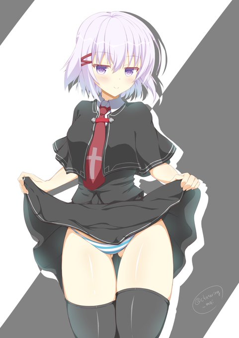 生えてたり生えてなかったりする彩名さん #終ノ空 