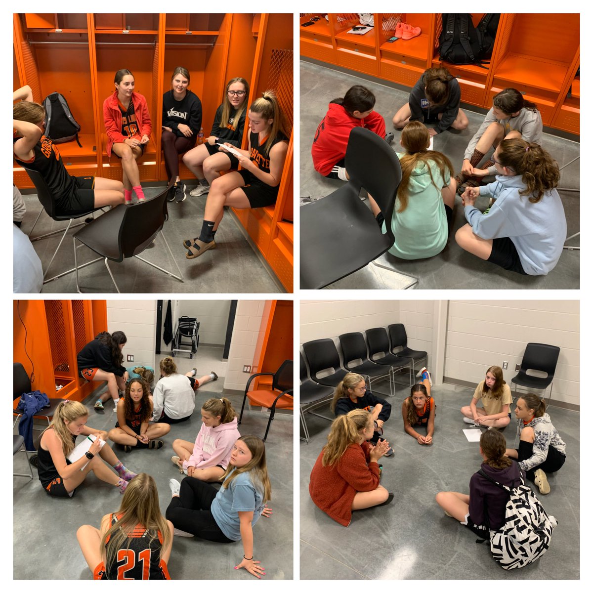 GHSLadyLionBB's tweet photo. Our 6:30 AM Leadership Academy Session was OUTSTANDING!  Began by sharing out examples of #extremeownership and finished of with small group work on #intolerables. Outstanding input from 7th through 12th graders. https://t.co/JfGofkrHzL