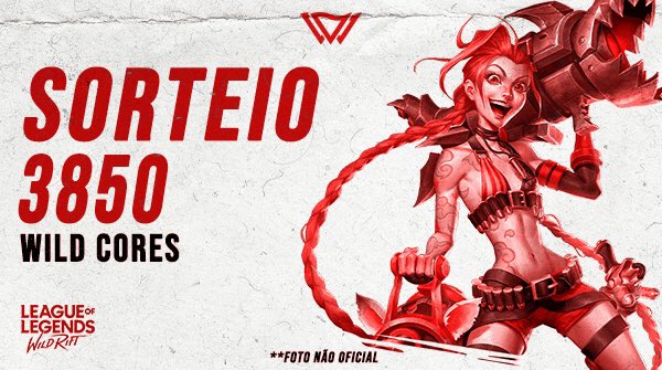 Triplersesports's tweet photo. No nosso instagram tá rolando um sorteio BALA de 3850 Wild Cores pra você comprar aquela skin braba no game e mandar ver na gameplay, corre lá pra participar 👊🏻🔥
#GoTriplers #WildRift #Mobile #WildCores https://t.co/T7BeLTfB38