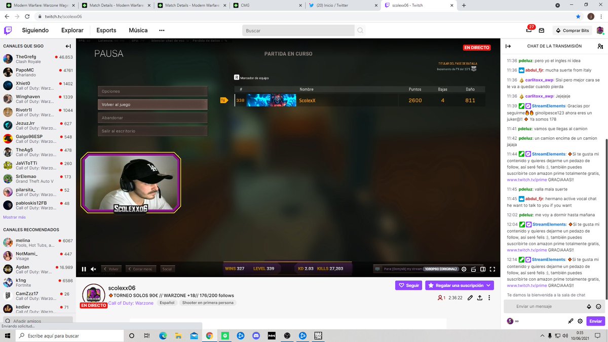 ScolexX__'s tweet photo. disputed cmg,
adjunto prueba como que estoy en directo y he ganado la partida https://t.co/7d3fRhb8nk