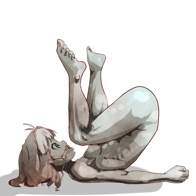 おはようございます
これはグレースケールの段階でなんだか石像に見えて来たので
ラフ兼石像にされたきりたんです
状態変化もよいものですな 