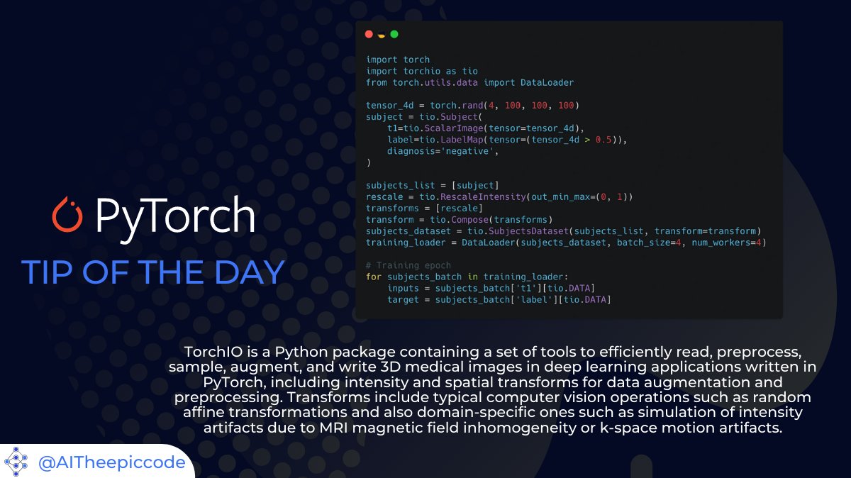 AITheepiccode's tweet photo. #MachineLearning #AI #DataScience #ArtificialIntelligence #BigData #DeepLearning #NLP #Robots #Python #100DaysOfCode #Coding #ML @PyTorch  @TensorFlow #research #Analytics #WomenWhoCode #Programming #DataScientist #machine #Developer #Microsoft #tensorflow #algorithms #computing https://t.co/4MhRU8Athc