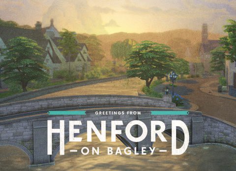 mariannavlogsjp's tweet photo. I know there is a lot of speculation about the location that inspired the next @TheSims EP but this image looks very Welsh to me! Around the Pontypridd area where my partner is from (where his family also had a farm) #HenfordOnBagley #Sims4 https://t.co/8fn6r9OHoC