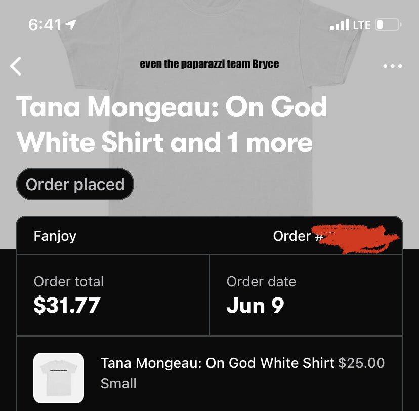 BeccaSimpson8's tweet photo. The only person I’ll by merch from on god @tanamongeau https://t.co/OQHaZ4mrP5