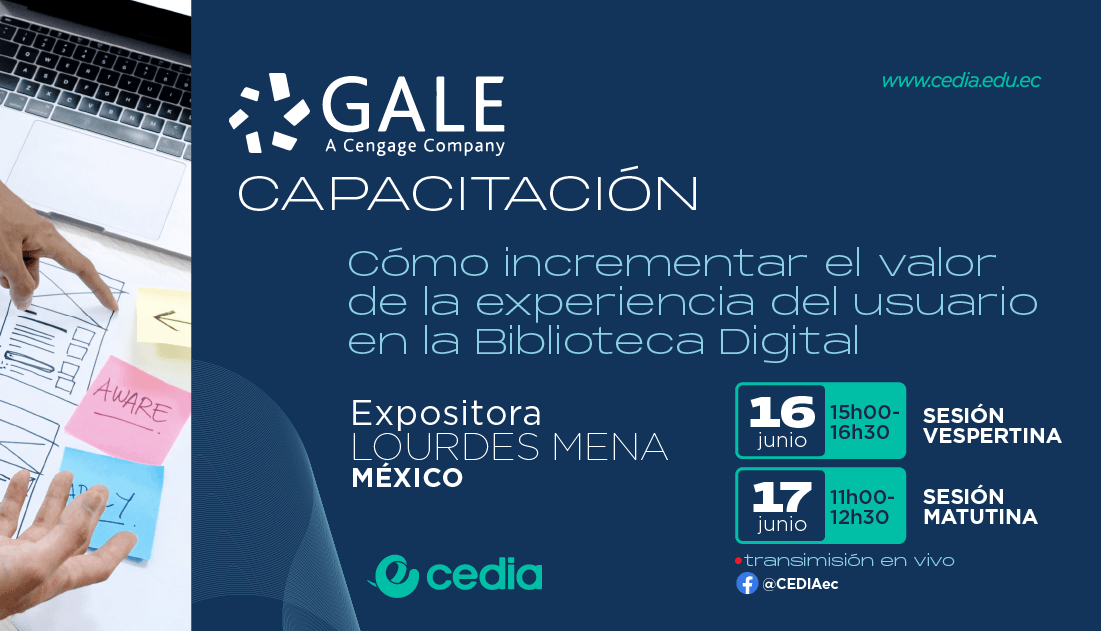 Seminario web @GaleEMEA Cómo incrementar el valor de la experiencia del usuario en la Biblioteca Digital

Conoce las herramientas y funciones dentro de las bases de datos de GALE

Horario
•16 de jun, de 15h00 
•17 de jun, de 11h00 

Inscripciones: bit.ly/34K53ME