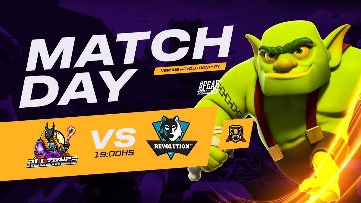 New Alliance (@newalliance_gg) on Twitter photo ● ENFRENTAMIENTOS ●
En minutos jugaremos la Jornada #2 de la 🏆@HuntersLeagueGG
Donde nuestro rival a vencer serán los chicos de 🆚<a href="/RevolutionPy/">Revolution™ PY</a>
⏰ 19:00 🇵🇷
Buscaremos seguir sumando puntos a la tabla de posiciones
¡¡Nos vemos en la Arena!!
#FearTheAlliance ● ENFRENTAMIENTOS ●
En minutos jugaremos la Jornada #2 de la 🏆@HuntersLeagueGG
Donde nuestro rival a vencer serán los chicos de 🆚<a href="/RevolutionPy/">Revolution™ PY</a>
⏰ 19:00 🇵🇷
Buscaremos seguir sumando puntos a la tabla de posiciones
¡¡Nos vemos en la Arena!!
#FearTheAlliance