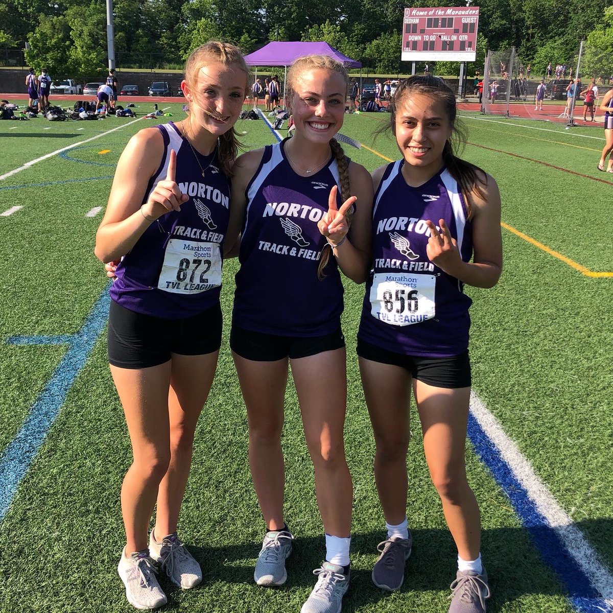 NHSCoachTaylor's tweet photo. They did it!! Girls win the TVL Small Championship with a close meet against a strong Dedham team 74-62!! 🥇🏆🥇Congrats on going undefeated ladies!! 🙌🏼 Boys win a close one too 79-57 and the season at 4-1! #nhstrack #carpediem #finishitoutfun @mrslindsaycosta @NHSLancersports https://t.co/HPuVeIGohN