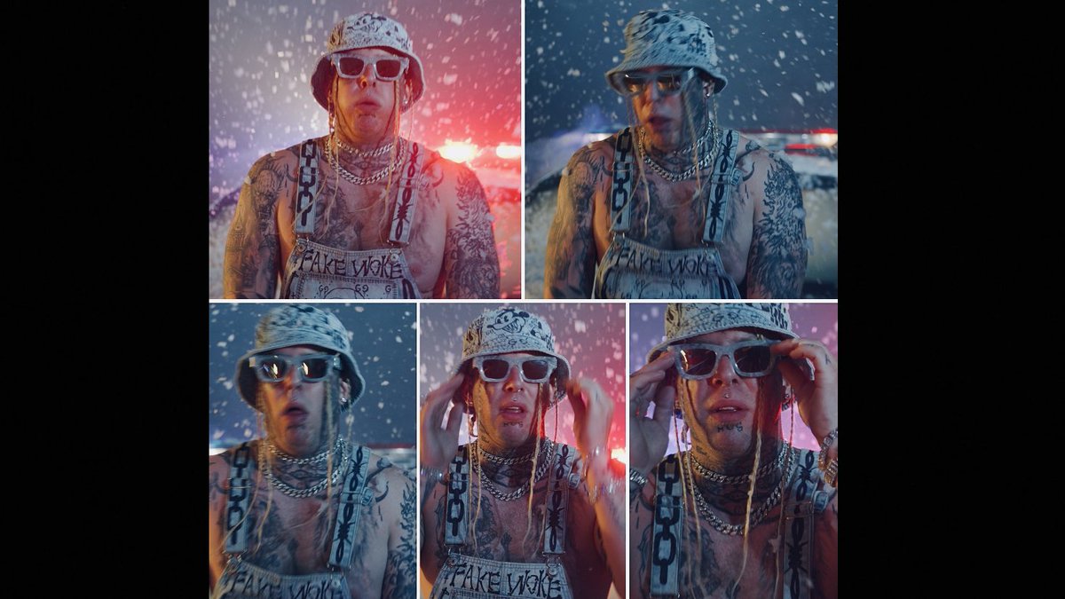 CHOKING ON FAKE SNOW 🤣 We’re crushing it right now y’all! KEEP IT UP!!! If even half of y’all took 30 sec of your day to watch/download the new song...well, I dunno what the result would be exactly - but I know it would be GREAT 🥲 

CLICK: linktr.ee/hangovergang