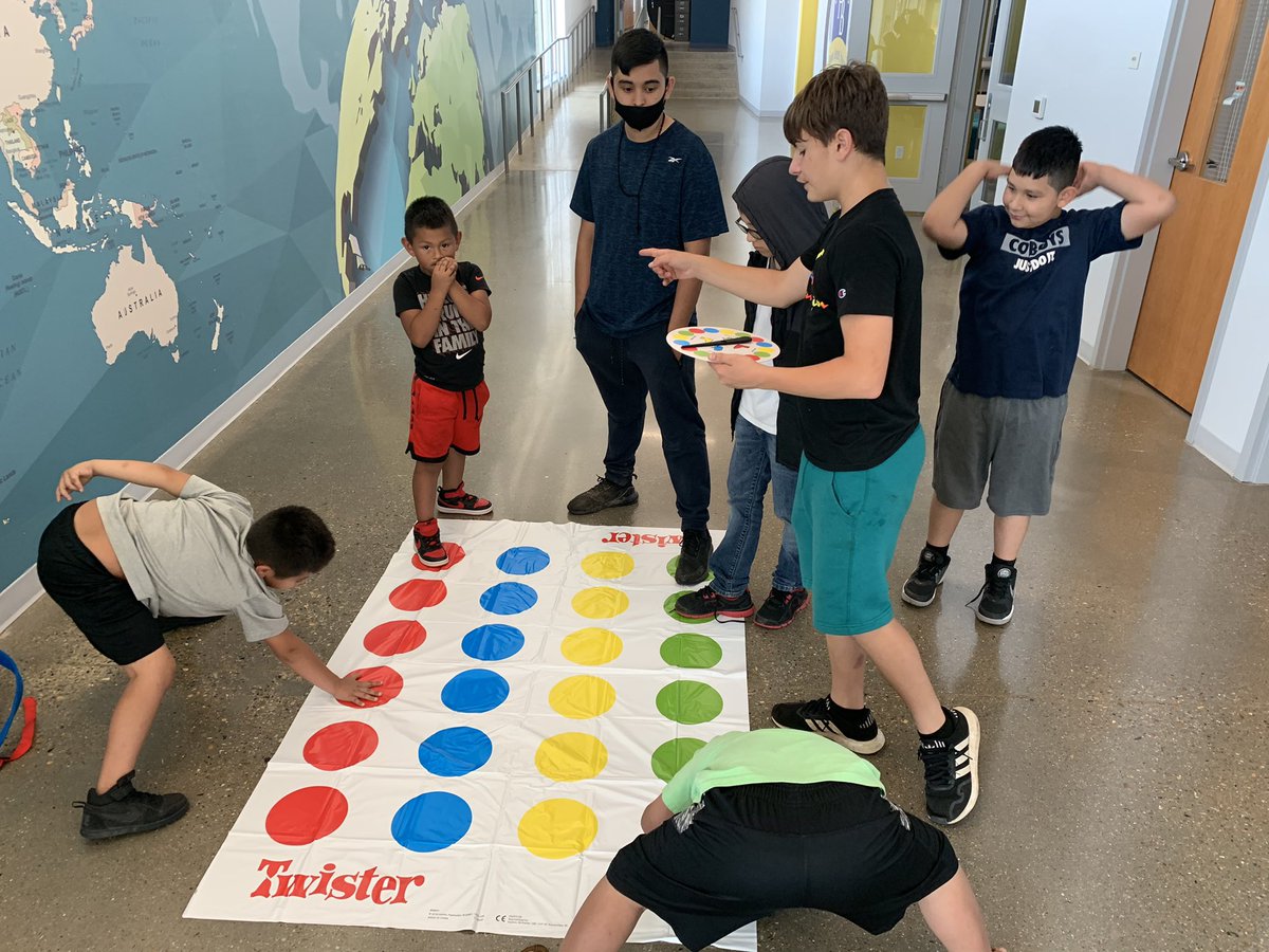 PrincipalPonce's tweet photo. Fun with my family group at Level Up! summer school! Building relationships and having a blast. @HartsBluffISD https://t.co/1UMIsAULkN