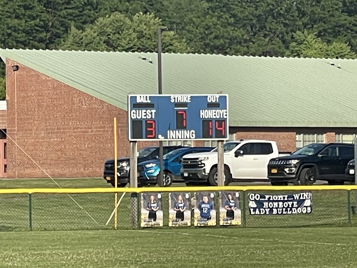 HCS Varsity Softball (@softballhcs) on Twitter photo HCS Varsity Ladies take Sectional game 1. 14-3 over Alfred-Almond. <a href="/HCSDistrict/">Honeoye Central School</a> <a href="/HoneoyeSports/">BulldogAthleticDept</a> @MPN_bchavez HCS Varsity Ladies take Sectional game 1. 14-3 over Alfred-Almond. <a href="/HCSDistrict/">Honeoye Central School</a> <a href="/HoneoyeSports/">BulldogAthleticDept</a> @MPN_bchavez