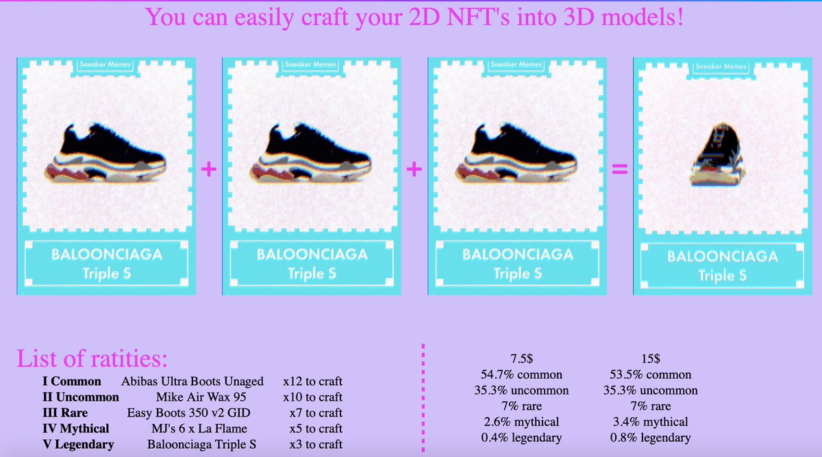 Sneaker Memes on WAX tweet media