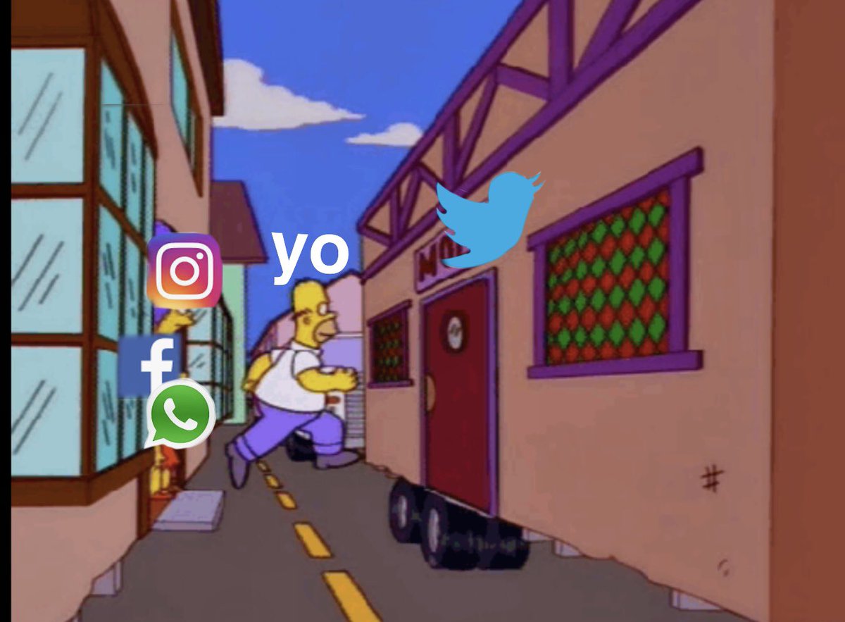 tronquitooos's tweet photo. todos corriendo de whatsapp Instagram y facebook porque twitter la única fiel que no se cae https://t.co/j3K7djLBRd