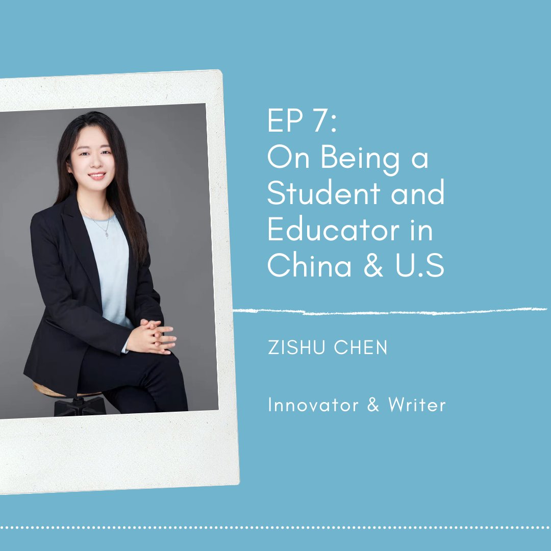 cc2020podcast's tweet photo. From being an international student in the U.S. to and then returning to China as an educator, Zishu tells her story of using her #grit to navigate both cultural contexts. 

Take a listen below!
📻: https://t.co/ITg9GEcfI5 https://t.co/Yxg5DjqVTV