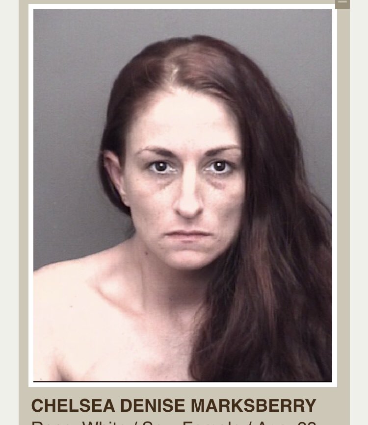 vcprosecutor's tweet photo. BREAKING - Jury finds Chelsea Marksberry guilty of Neglect of Dependent Causing Death for her role in her infant son’s death in Jan 2020. The child’s father was convicted of Murder last year. Marksberry will be sentenced on 7-9-21 with a habitual offender enhancement. https://t.co/OrS52Gwxqo