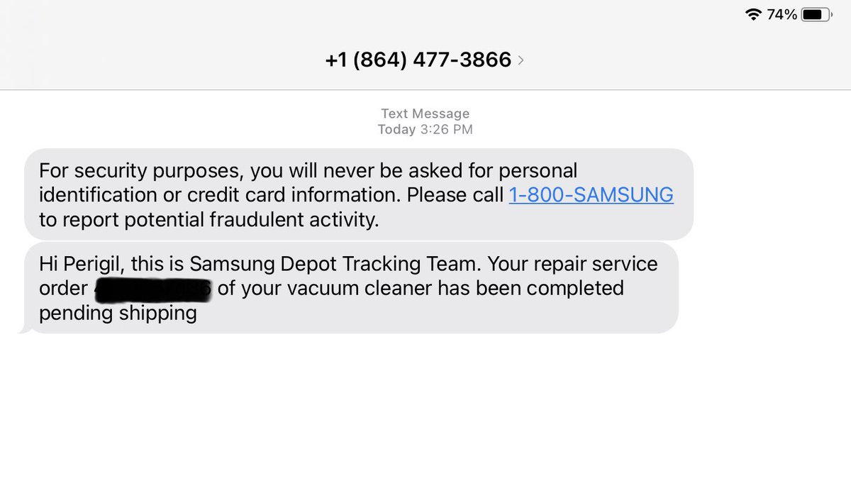 ilacas's tweet photo. Sent @SamsungUS a computer monitor to be repaired a few weeks ago under warranty. Finally got a text from them today saying my repair service for my vacuum cleaner was completed. #saywhat #soundsaboutright #lovehaterelationship #idbettergetamonitor @SamsungSupport https://t.co/YJ6iGzZV8g
