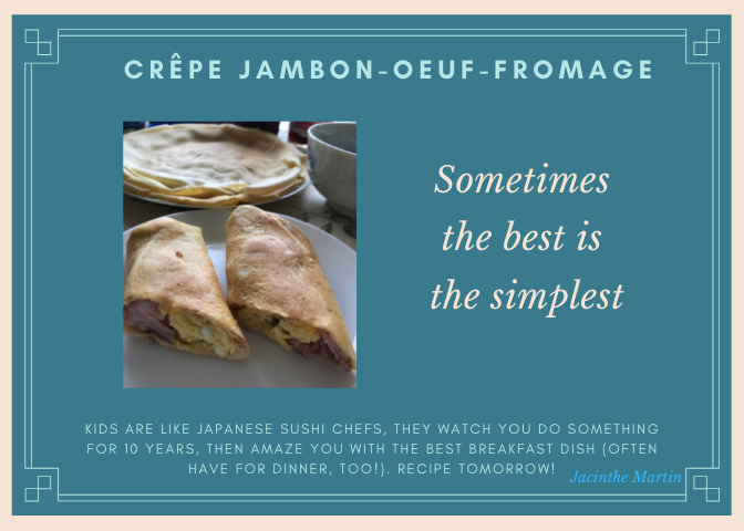 Décidément, c'est une semaine de recettes!  It certainly looks like a week of recipes!
Oops, ran out of space for the recipe... Will post it tomorrow!
Oups, j'ai manqué de place pour la recette... Elle viendra demain!