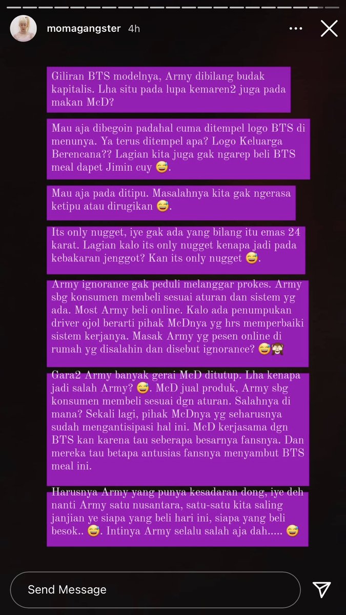 hollaayi_'s tweet photo. Yo mba @upirocks 💯💯💯 #BTSxMcD #BTSMealindonesia https://t.co/YKLcmrMqoK