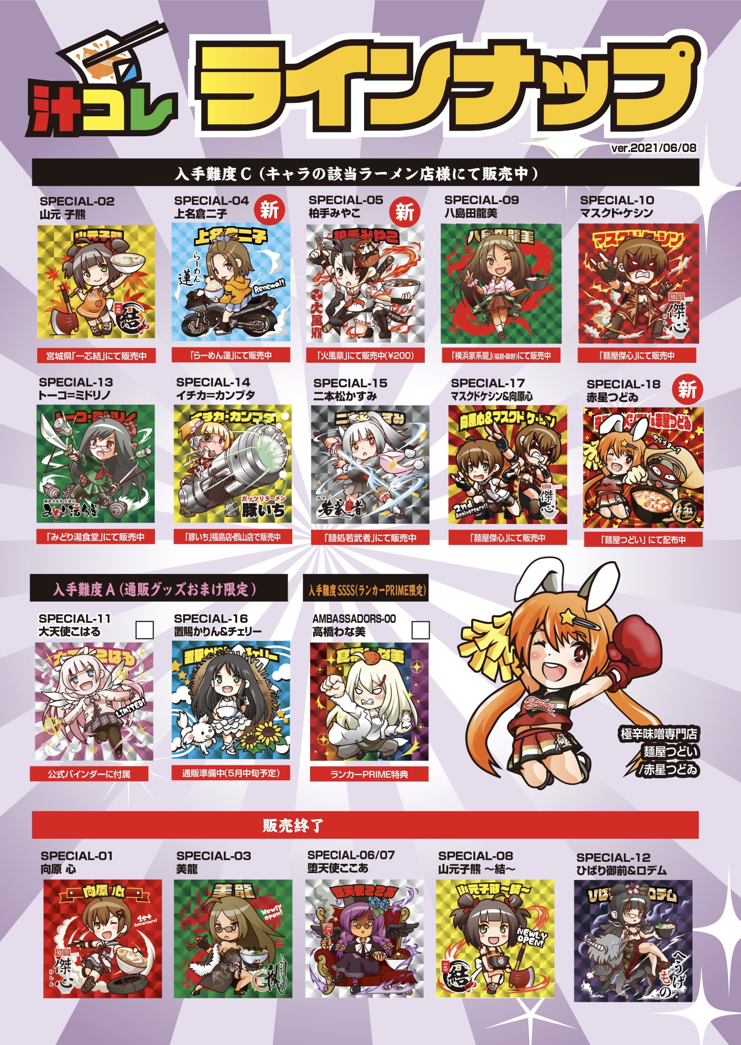 【レア】福島ラーメン組っ！ 汁コレ 如月まどか & 方木田リリィ　献血 福島ラーメン組っ！@台湾FF45/23.24 على X: 