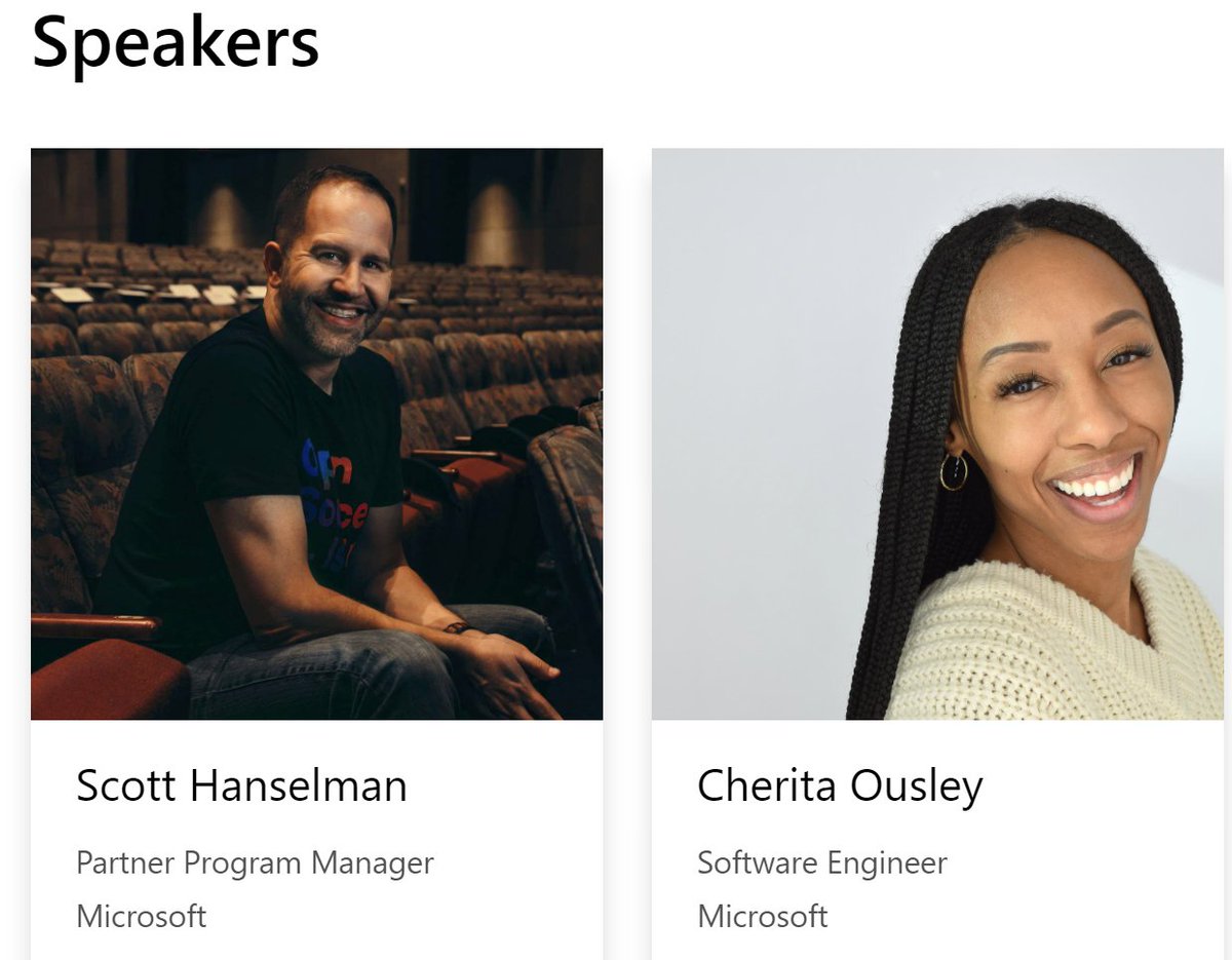 shanselman's tweet photo. Learn C# with Scott and Cherita! #LearnToCode FREE event next week, register here https://t.co/ey7UQAOlVj (scroll down) https://t.co/pDzFaqTnyP