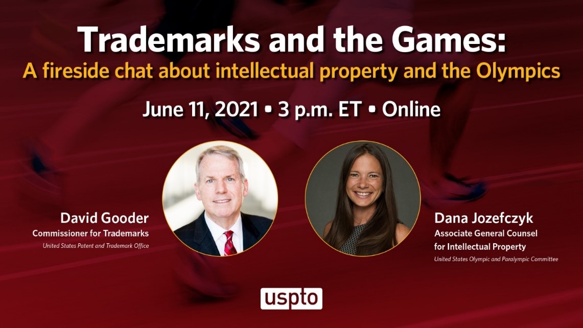 InventorsHOF's tweet photo. On June 11, join the @USPTO’s David Gooder and @TeamUSA’s Dana Jozefczyk to learn about the role of trademarks in protecting the identity of the world’s largest sporting event: https://t.co/uG372BZlQh #MarkTheCompetition #Olympics https://t.co/6u9l0FWfi8