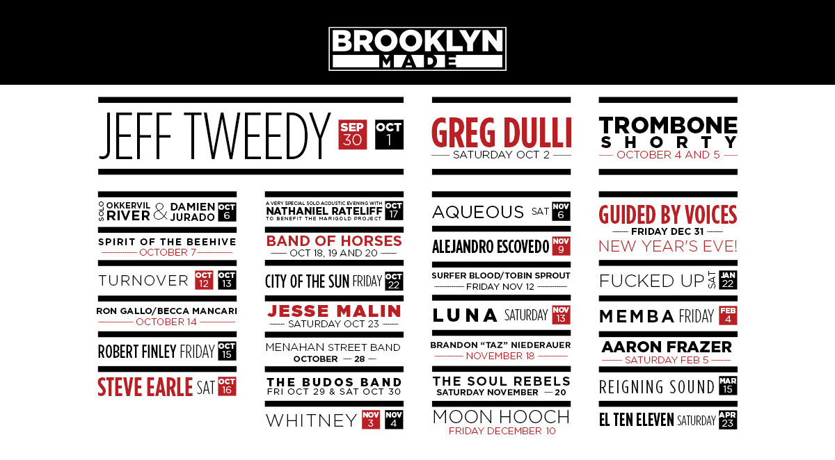 Get tickets to new Bushwick venue Brooklyn Made's entire initial lineup early with the password BROOKLYNVEGAN: dice.fm/search?query=b…