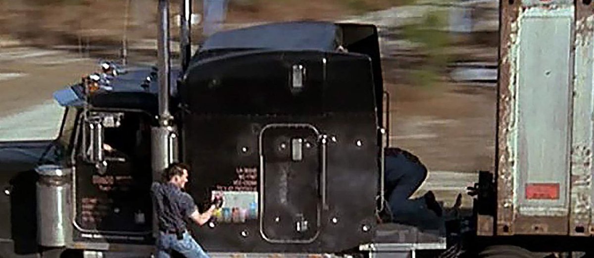 When Jack Crews gets tricked into running guns he trusts his '94 Peterbuilt 379. #WheelsWednesday #blackdog #longliveswayze