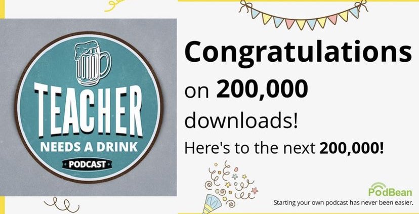 Teacher Needs A Drink Podcast tweet media