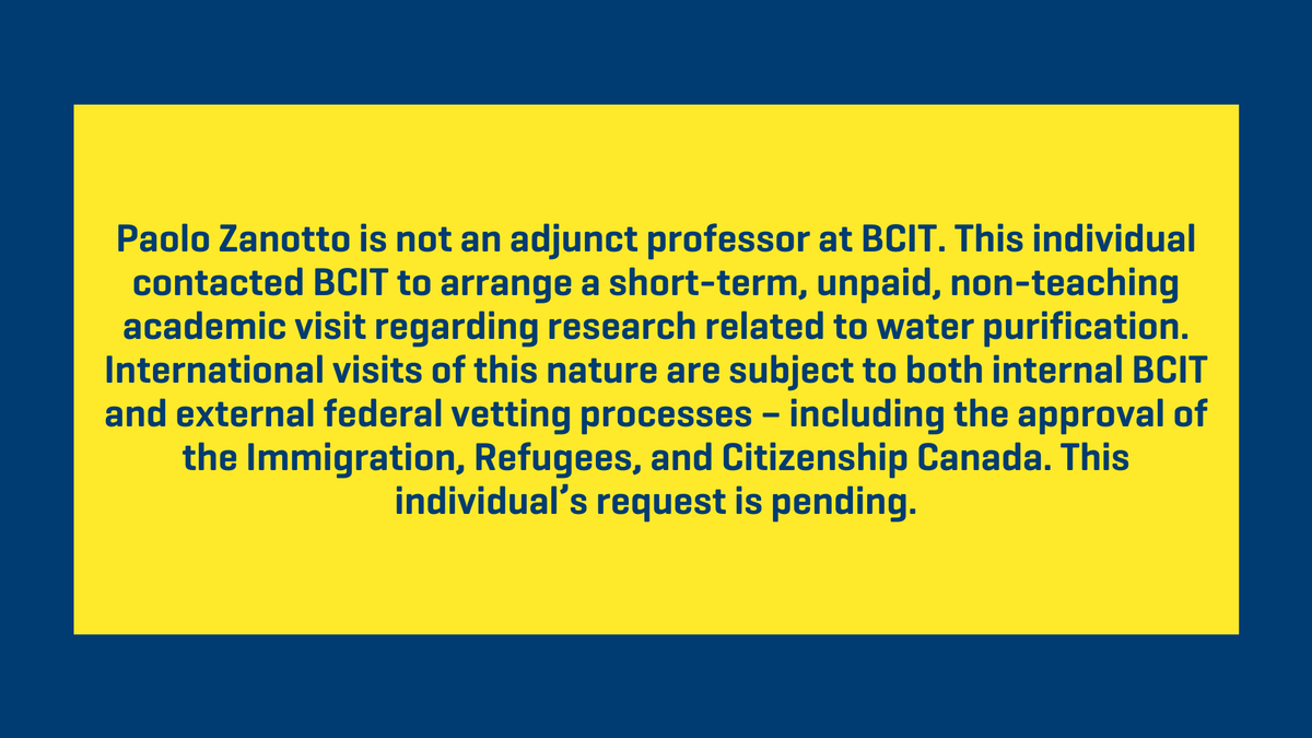 bcit's tweet photo. BCIT strongly supports and encourages the use of approved vaccines, cited by Canadian health officials and the World Health Organization as one of our strongest tools in the fight against COVID-19. https://t.co/LzXjls1R8P