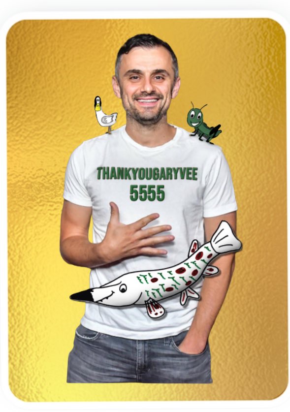 From the deep bottom of my heart 💚 I thank you <a href="/garyvee/">Gary Vaynerchuk</a> for more than you’ll ever know 

#thankyougaryvee 

Peeps come check this out discord.gg/veefriends

<a href="/veefriends/">VeeFriends</a> #nftart #NFTCommunity #NFTcollectibles #nftcollector #NFTartist #NFTdrop #cryptoworld #cryptoart