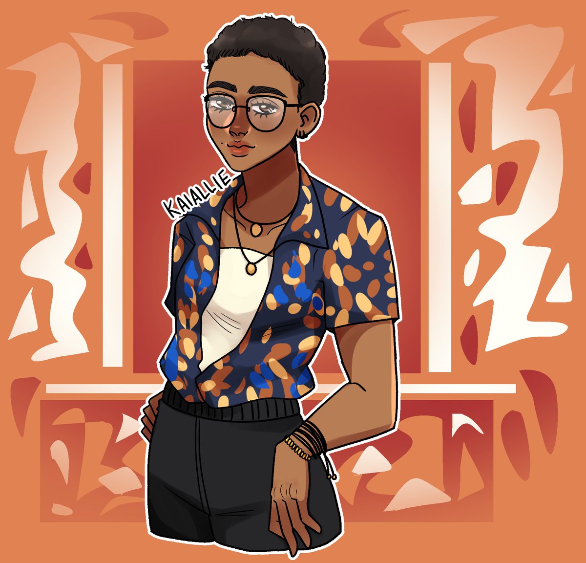 MewKylie's tweet photo. some fanart of the wonderful @FionaNova !! as requested by someone during AH chit n chat :D || @AchievementHunt #AHFanart https://t.co/FE24fSzPGY