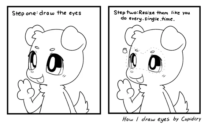 how i draw eyes 