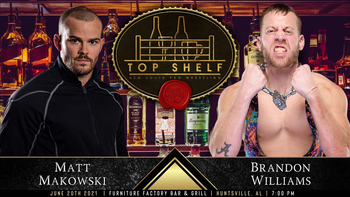 New South Pro Wrestling On Twitter Sunday Night June 20th At The Ffactory Hsv In Huntsville Alabama Themattmakowski Comes To Fight Hookandstretch Get Your Tickets Now This Is Part Of Our 2 Night