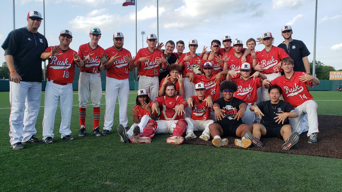 #bEASTtexas is 3-0 so far in the #UILState ⚾️ tournament. @RuskAthletics takes down @SintonPirates 6-3 to make it an All-East Texas 4A final vs. @PGHAWKSBASEBALL @PGHSHawks at 6:30pm Thursday back at UT's Disch-Falk Field. Highlights/Recap at 10pm Tonight on @KETK @RossMcmurry1