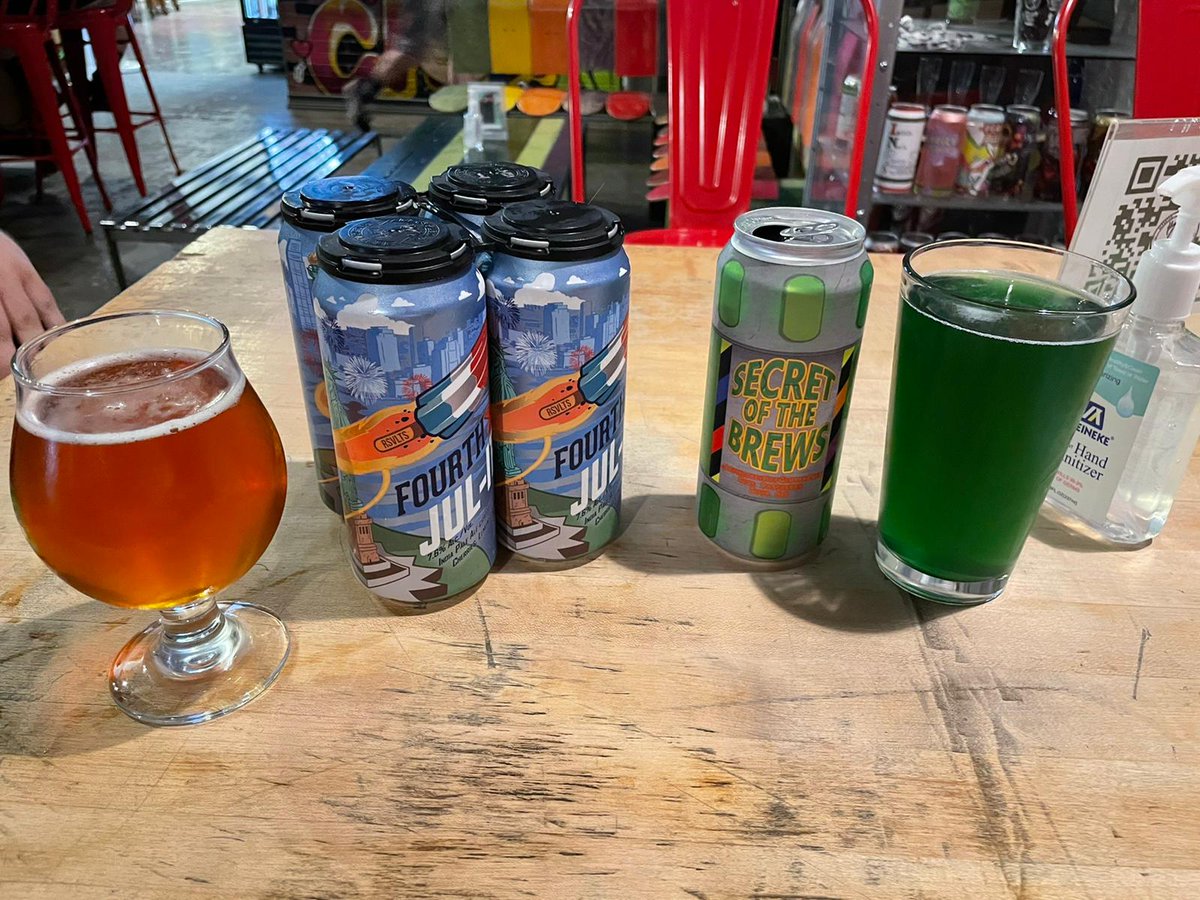 Threw back some RSVLTS x Departed Soles Brewing Co. Fourth of Jul-IPA to celebrate and support Local Veteran groups. Thanks Barkeep Mike for flight recommendations and amazing photography 😉 🇺🇲 🥷 🐢 🍻 <a href="/RSVLTS/">RSVLTS</a> <a href="/DepartedSoles/">Jersey City Lagers & Ales</a>