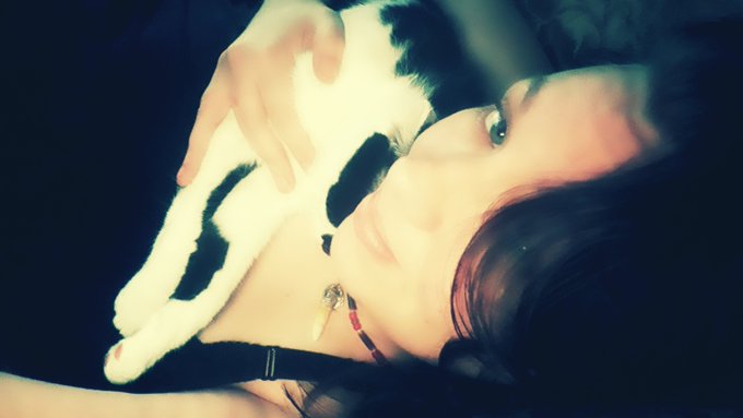 Mr. Hyde and I are cuddling on the couch, watching TV, and listening to the light rain bounce off of<a href="/tag/phmodelcontest"class="tags"><span>#phmodelcontest</span></a>