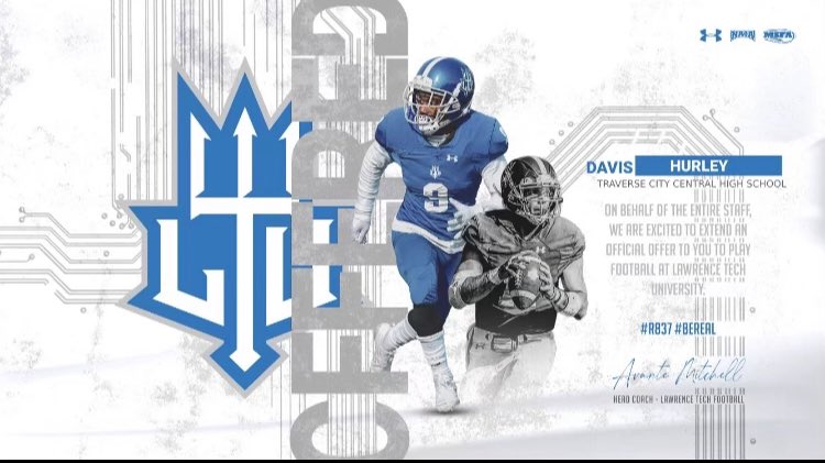 Davis Hurley (@davishurley10) on Twitter photo After a call with <a href="/CoachWengert/">Kevin Wengert</a> earlier today, I am excited to announce that I have received an offer from <a href="/LTU_FB/">LTU Football</a>. After a call with <a href="/CoachWengert/">Kevin Wengert</a> earlier today, I am excited to announce that I have received an offer from <a href="/LTU_FB/">LTU Football</a>.