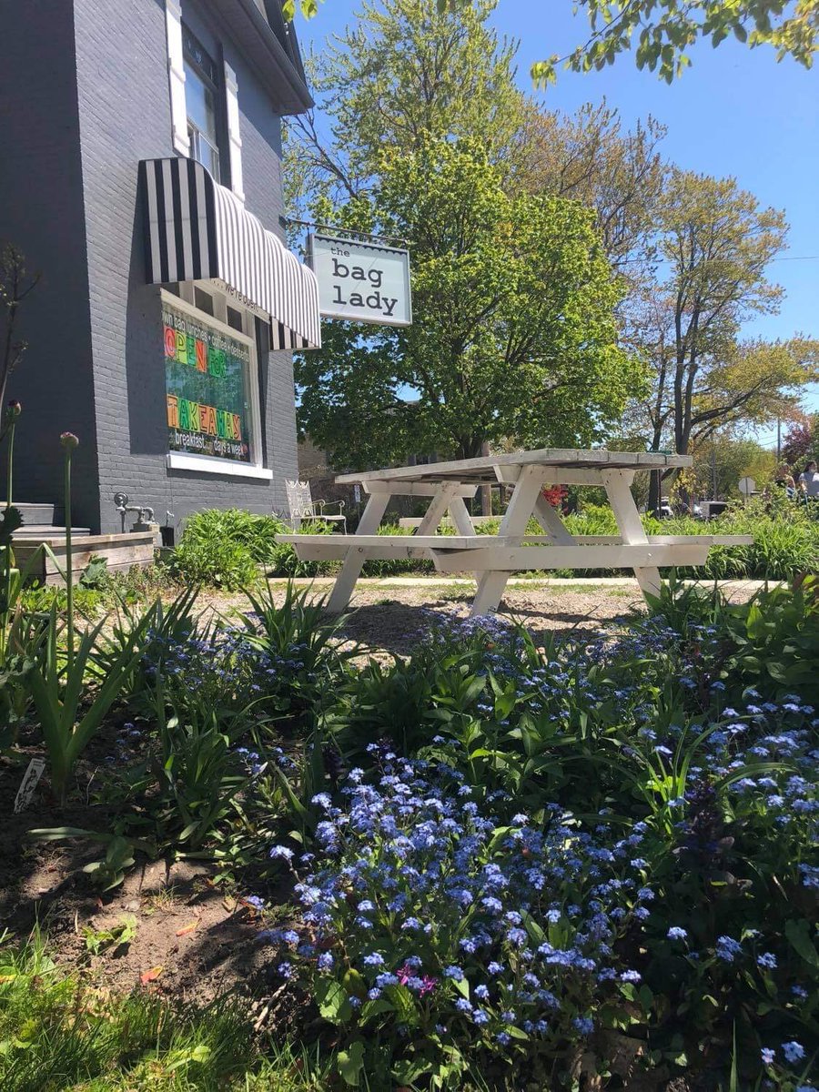 YES! We will have our patio with distanced picnic tables available to enjoy takeaway (no table service)
in our beautiful garden which is in full bloom on Friday. We are SO excited!!! Can’t wait 🤩🌸☕️🌞🪑🌸 #ldnont #519london #519food