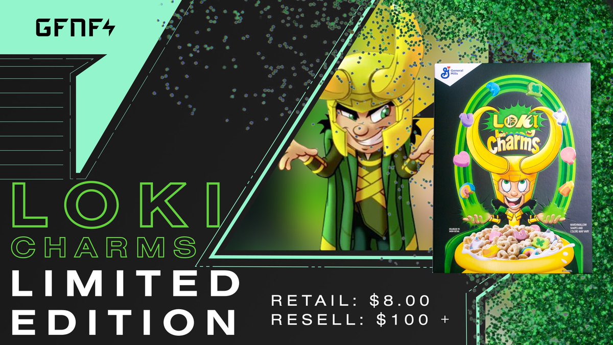 A new type of “Lowkey” Flip…. Retailing at $8, reselling for $100+ 🎥

LOKI CHARMS boxes dropped today, Limited to 3500 boxes, cleared out by GFNF 🥣

The most well rounded reselling community. We DO NOT miss a drop 🔒