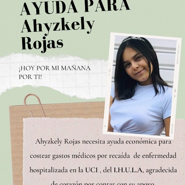 gustavomory's tweet photo. Quienes me conocen saben que promuevo constantemente campañas de ayuda, hoy inicio una de nuestra linda Merideñita que se encuentra hospitalizada por recaída y su estado es critico, ruego a todos difundir o donar, es urgente https://t.co/i5s7GjRRbD
