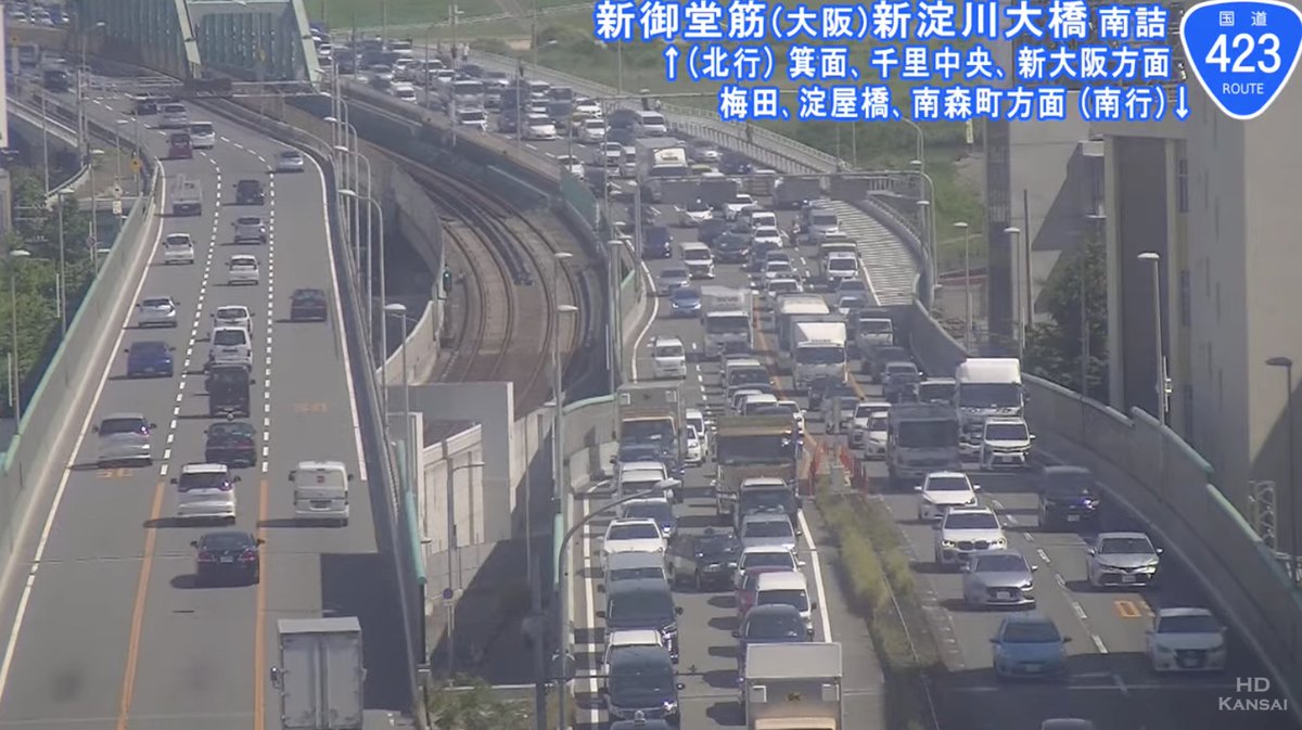 国道423号の最新渋滞情報 今日現在 リアルタイム情報 ナウティス