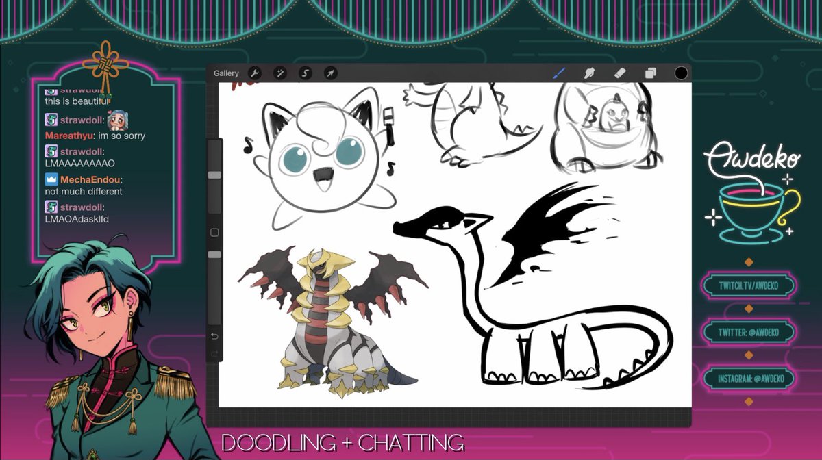 Best of: Draw pokémon from memory/draw pokemon idk based on chat's descriptions ...🤗 