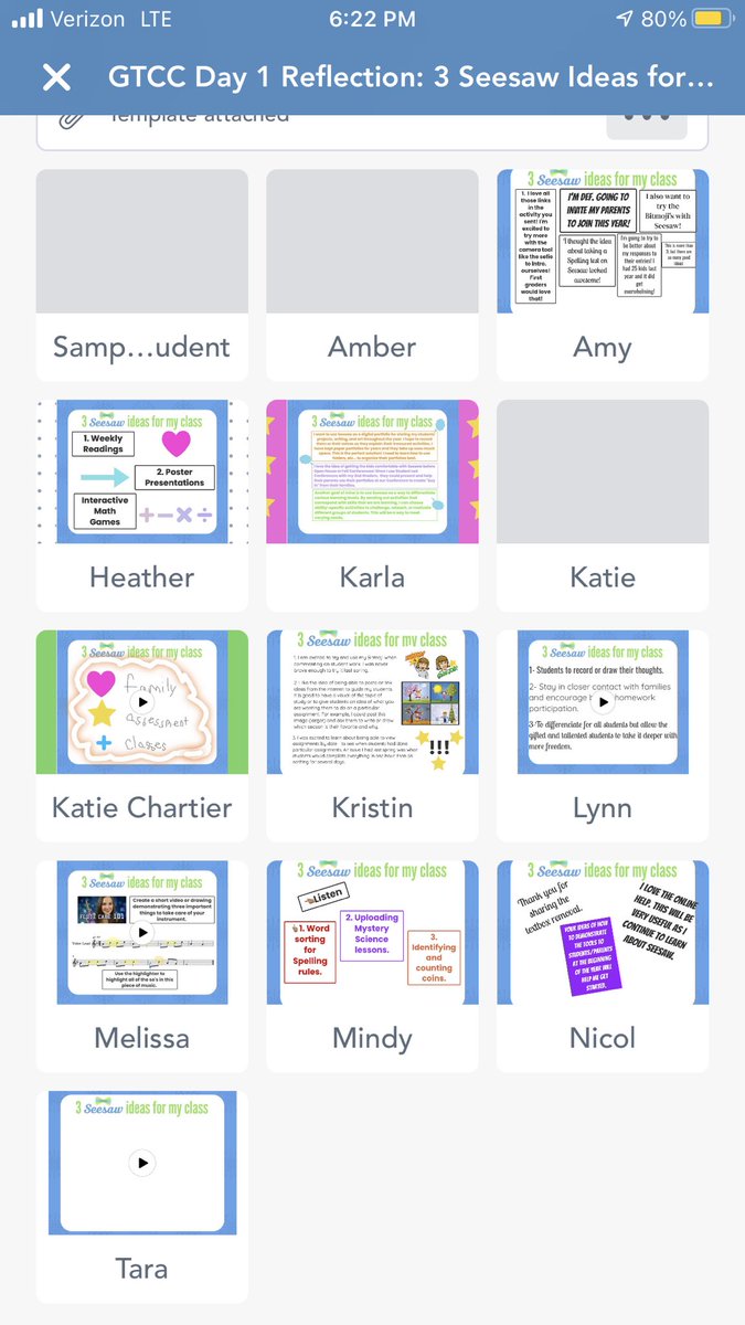 TraciPiltz's tweet photo. I taught a PD class on @Seesaw these past two days and now I am getting so 🎉happy☺️ reading all of the Ts posts sharing why & how they plan to use Seesaw!🙌🏻 I made the May #SeesawTryFive into an activity & they loved it! 💕https://t.co/gqueqUfeNO #SeesawCertifiedEducator https://t.co/nbWWYrJQUT