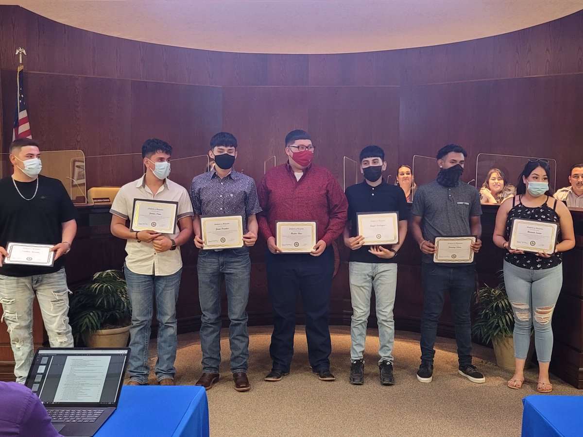 SEISD Board of Trustees recognized the CTE industry-based certifications acquired by our students.  Keep soaring Eagles!! #SanEliNation