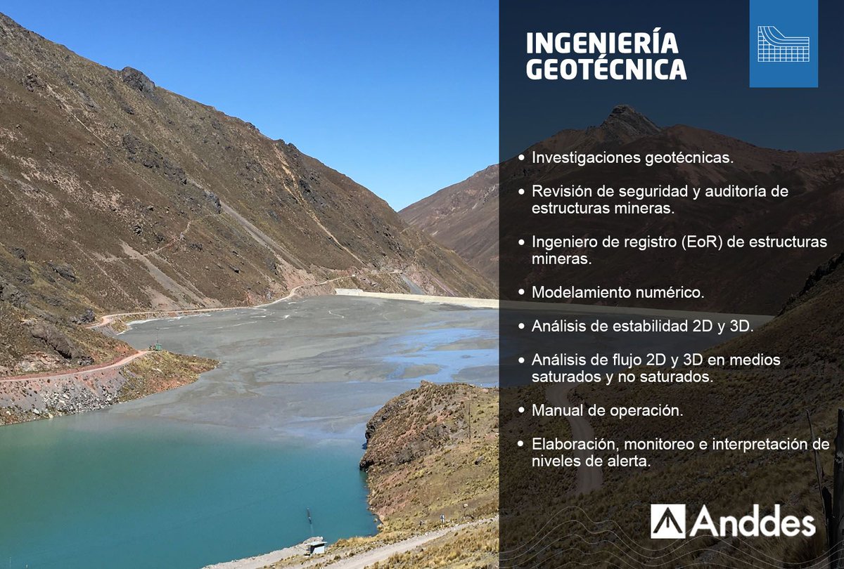 _anddes's tweet photo. ◆SERVICIO DE INGENIERÍA GEOTÉCNICA◆

En Anddes, ofrecemos la aplicación de estándares
internacionales y nacionales.

Más información sobre nuestro servicio:
https://t.co/yh1GolXq4O

#Anddes #ingenieriageotecnica https://t.co/6vf3U11VXj