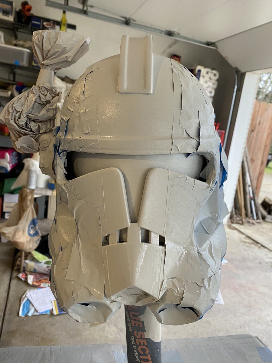 OHclone's tweet photo. Midterms are keeping me pretty busy. In the meantime I got plenty of pics of my #Buckeyes themed Arc Trooper helmet.

Ignore the messy garage. That is 1000% from my helmet prep and my parents were THRILLED 😂 https://t.co/3uY8lMQE3d
