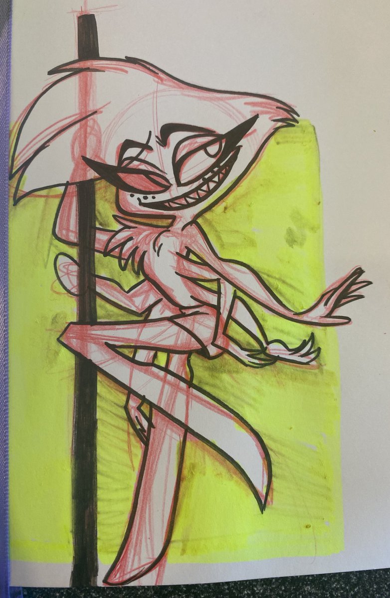 Angel Dust doodle uwu