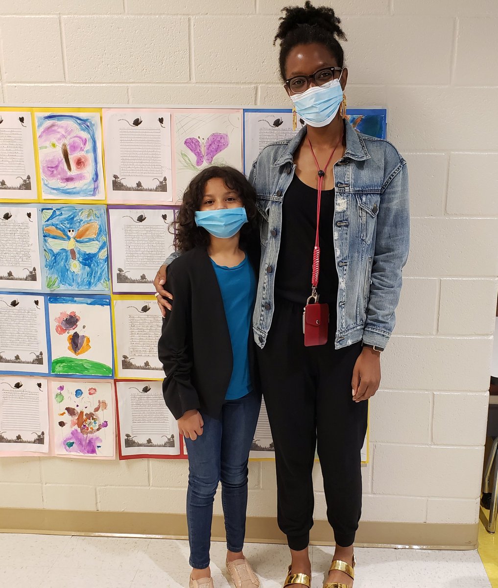 MrsSampsonWCPSS's tweet photo. This Sampson Superstar is dressed up as @TSmithED1219 for "Dress for Your Future Career" Day. Matching jackets!! I love that my student is inspired by @TSmithED1219 ❤ https://t.co/PhmR50sORi