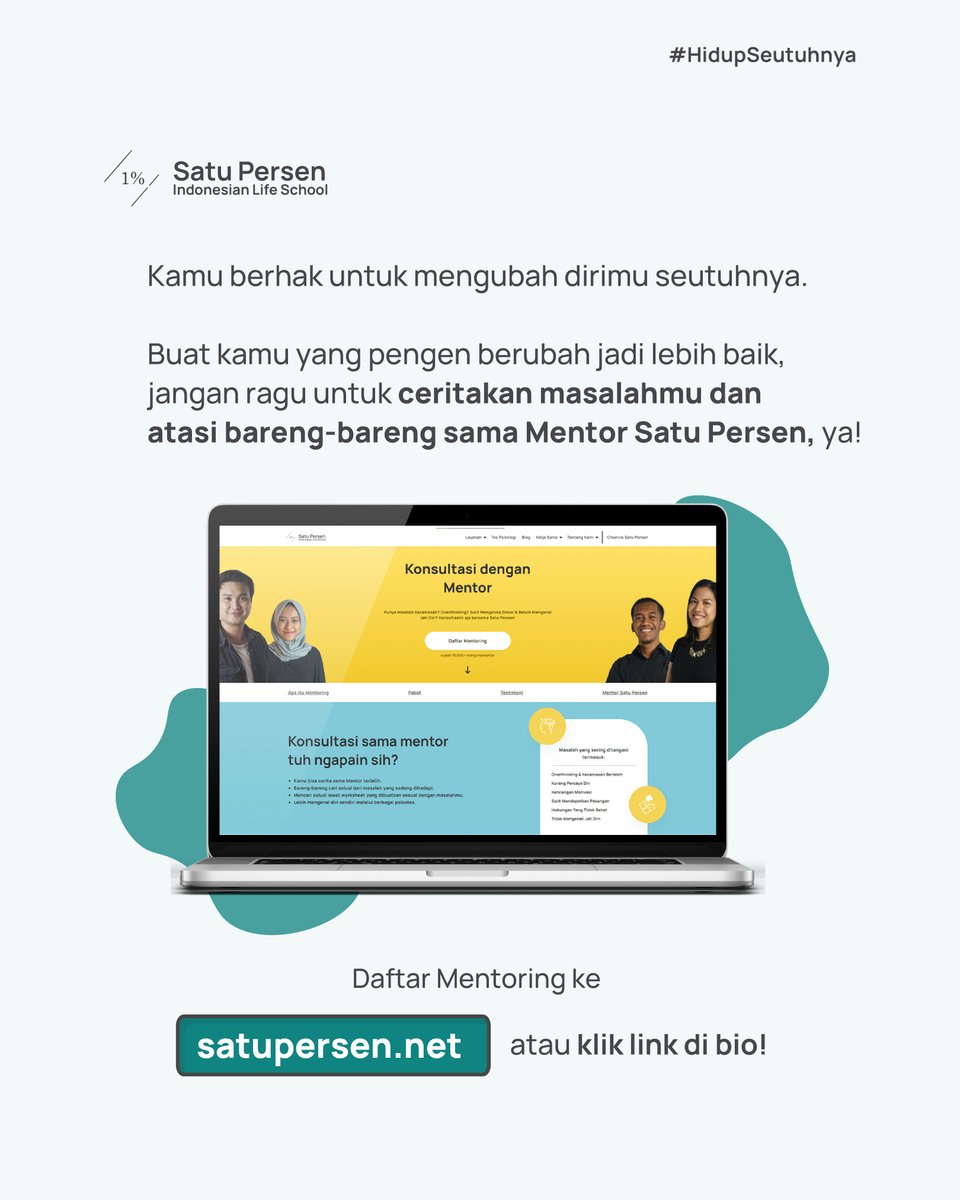satupersen_id's tweet photo. Perseners, familiar dengan Saitama gak?
Ingat, kekuatan terbaik datang dari dalam diri lo😉
Masih ada waktu untuk berubah, kok. Yang penting, jangan menyerah, ya...
#DQSP #SatuPersen #HidupSeutuhnya https://t.co/I1dP7CaznT