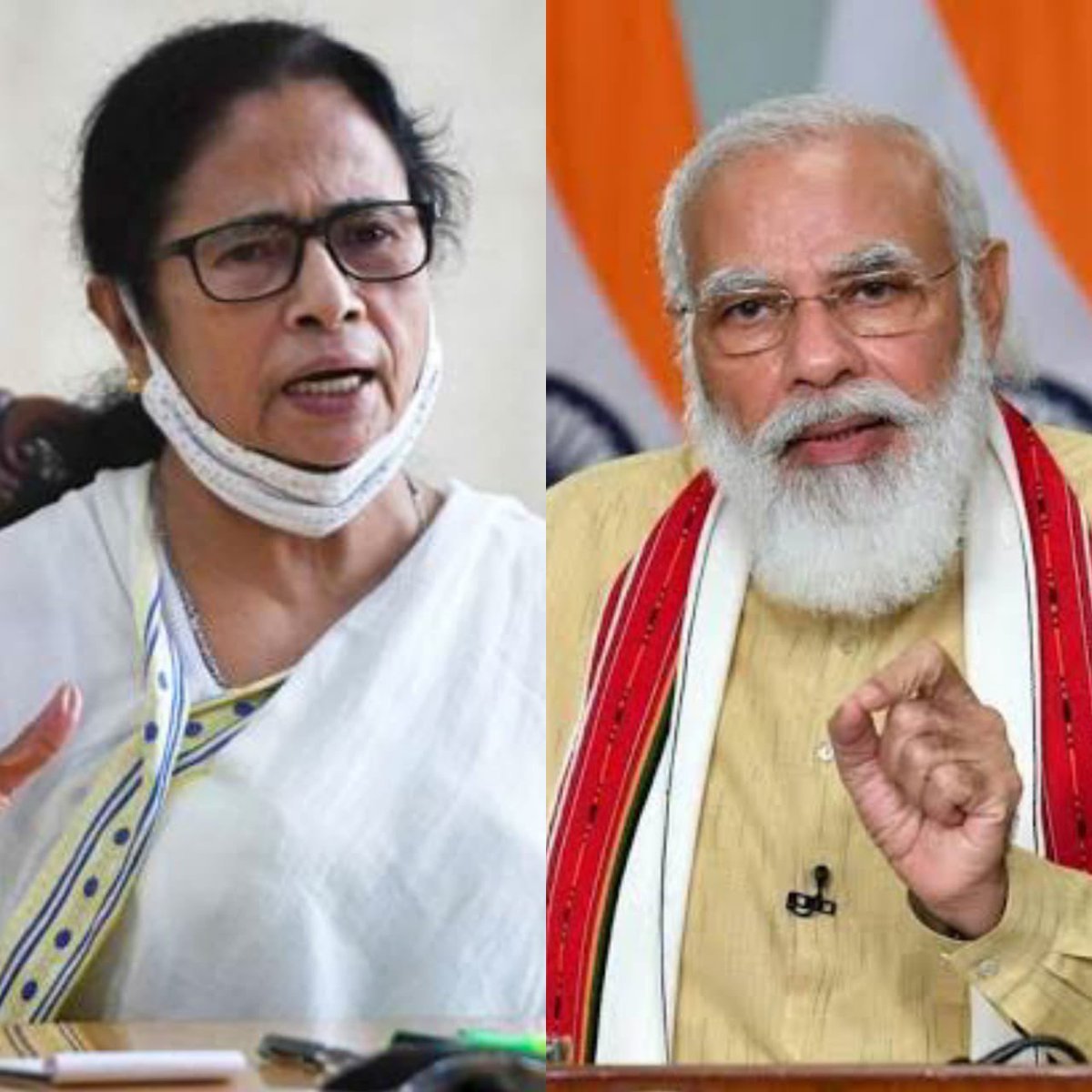 zollical's tweet photo. "BULLDOZING STATES NOT GOOD FOR FEDERAL GOVERNMENT". 
After meeting with the agriculturist leaders, @MamataOfficial vowed to opposition states in support of the #FarmersProtest. “It’s time for #TMC to spread its footprint beyond west Bengal and to bring end to the Modi's rule.” https://t.co/SBcDceaZQu